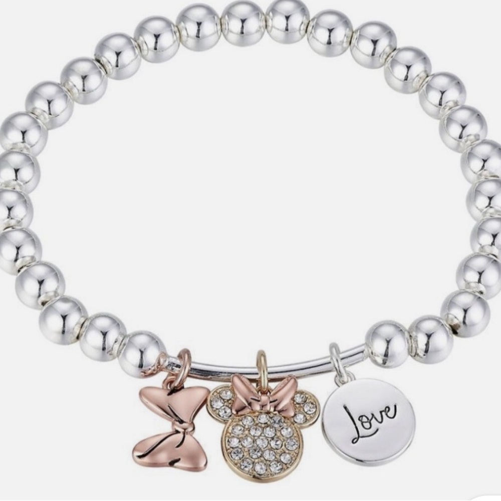 Disney Silver Plated Stretch Bracelet
